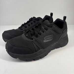 Skechers Escape Plan 2.0 Lochridge Men's US 10 Wide Black Trail Training Sneaker
